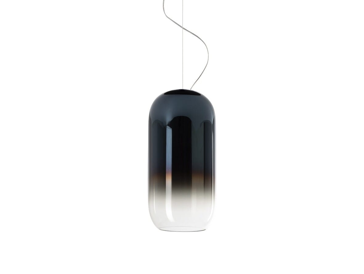 Artemide - Gople Pendant Blue Sapphire/Black