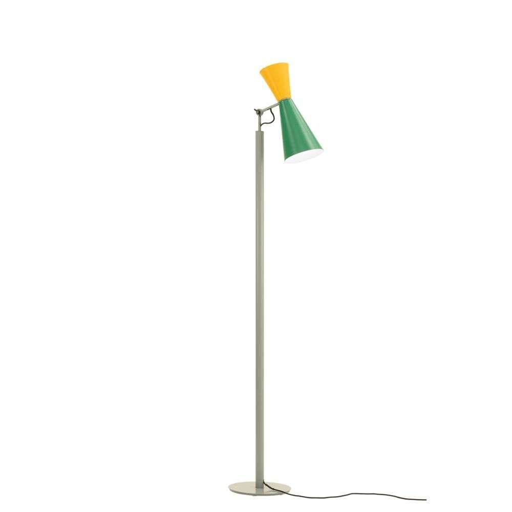 Nemo Lighting - Parliament Floor Lamp Green/Yellow