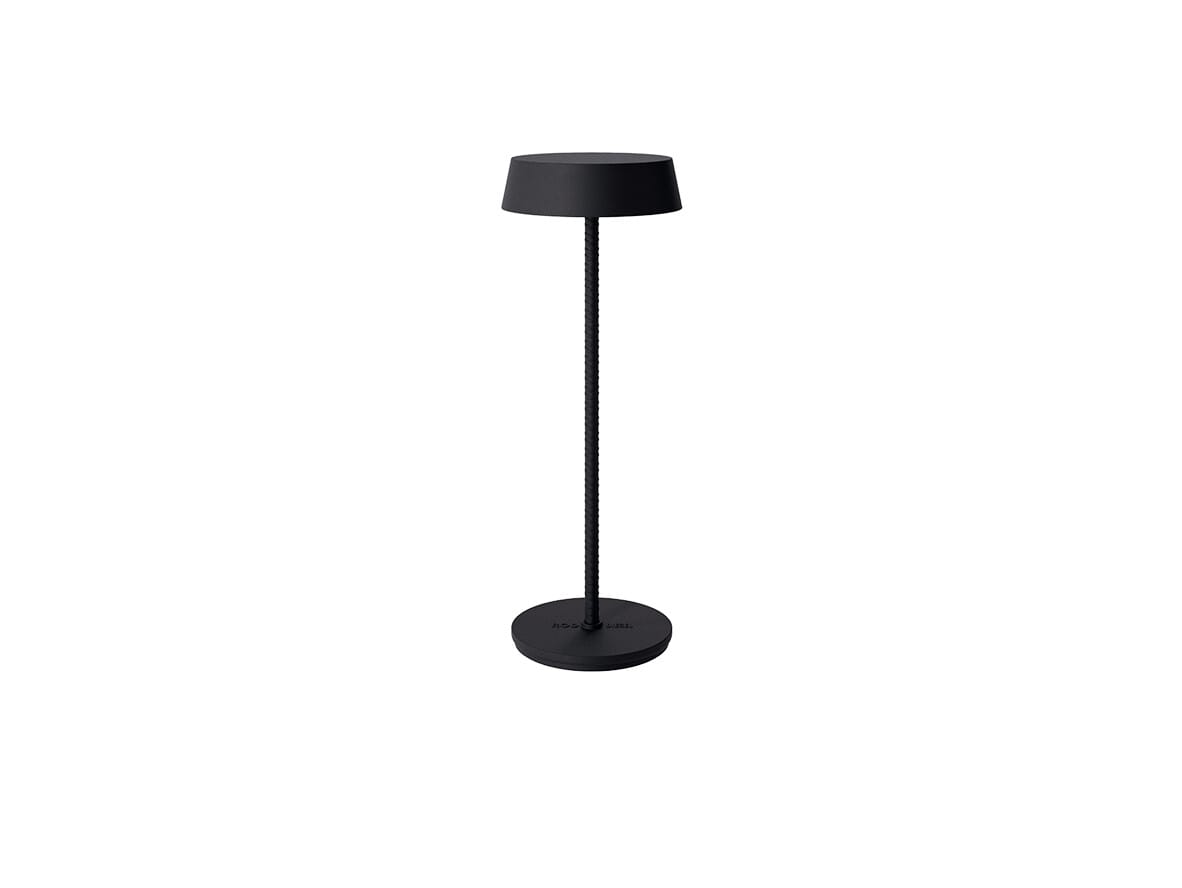 Diesel Living with Lodes - Rod Cordless Portable Table Lamp IP54 Dark Asphalt