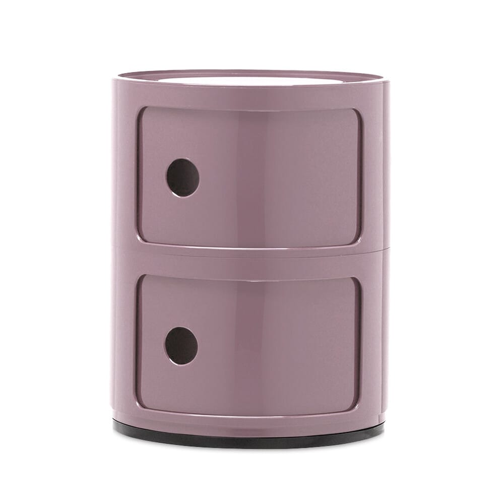 Kartell - Componibili 2 Side Table Mauve