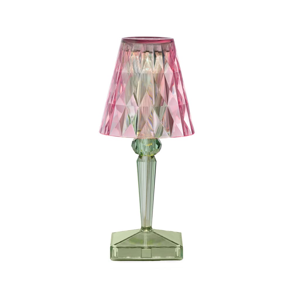 Kartell - Battery Portable Table Lamp IP54 Pink Green