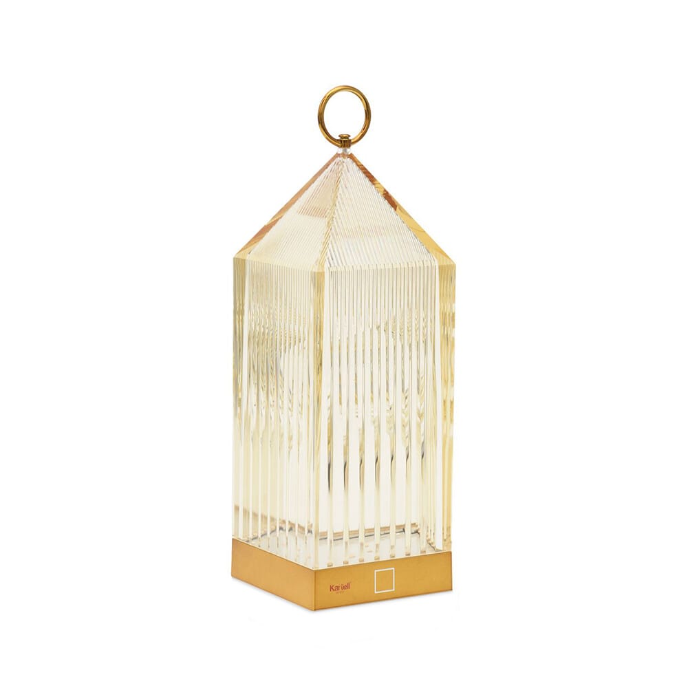 Kartell - Lantern Portable Table Lamp V2 Amber
