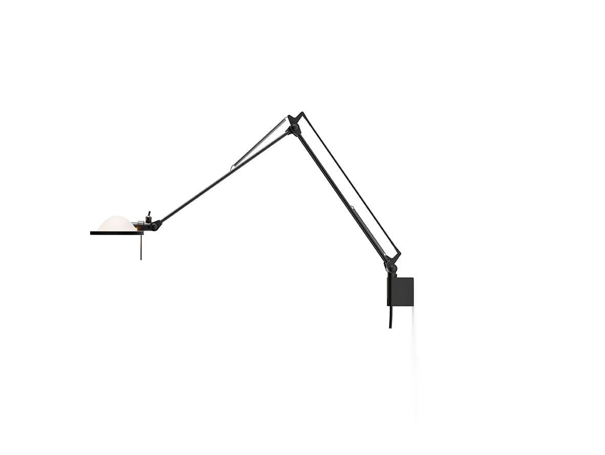 Luceplan - Berenice Wall Lamp 30x30 White Glass/Black