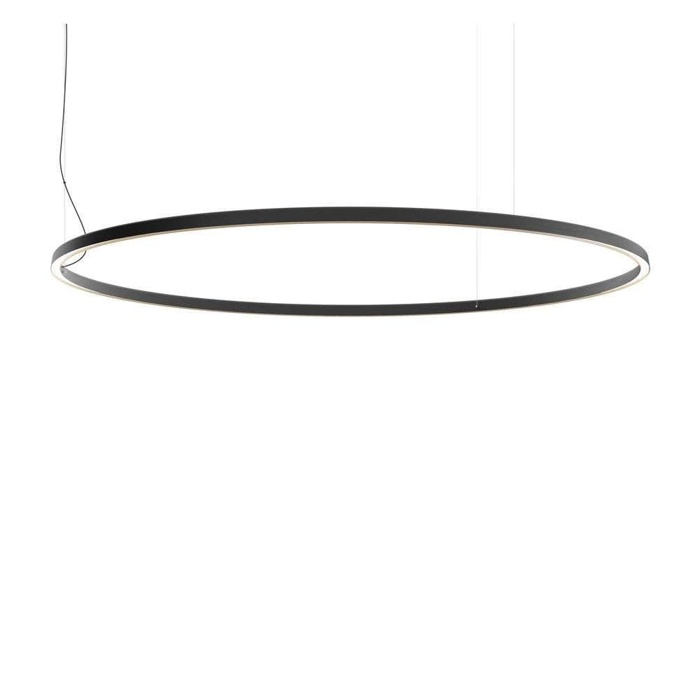 Luceplan - Compendium Circle LED Pendant Ø200 Black