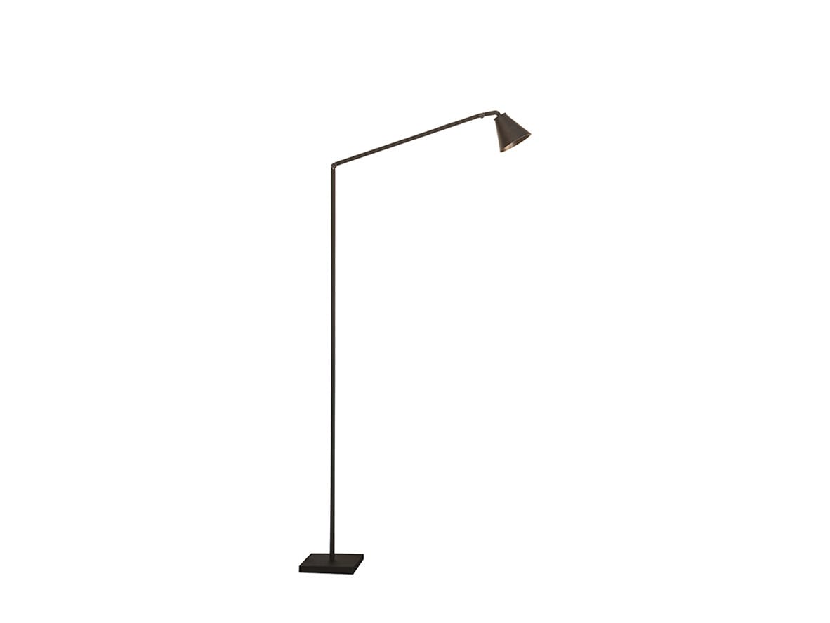 Nemo Lighting - Untitled Reading Cone Floor Lamp 2700K Black/Gold