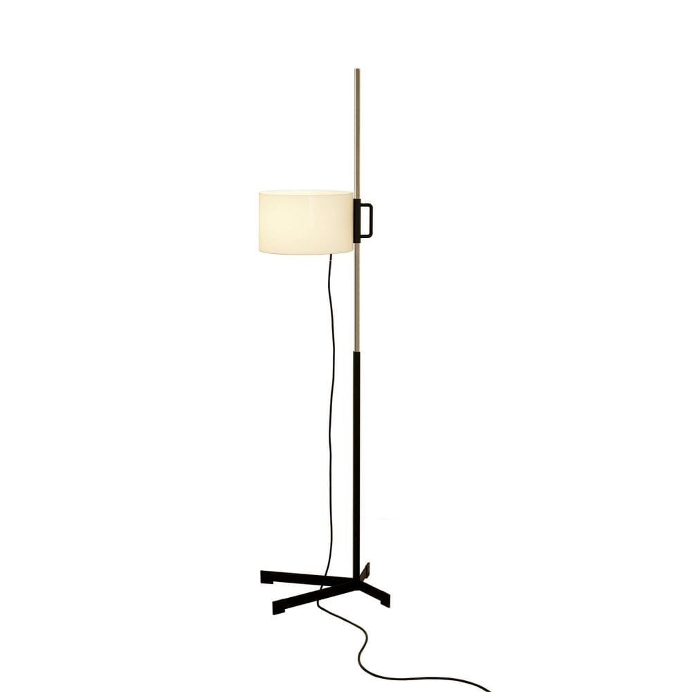 Santa & Cole - TMC Floor Lamp Black/White/Chrome
