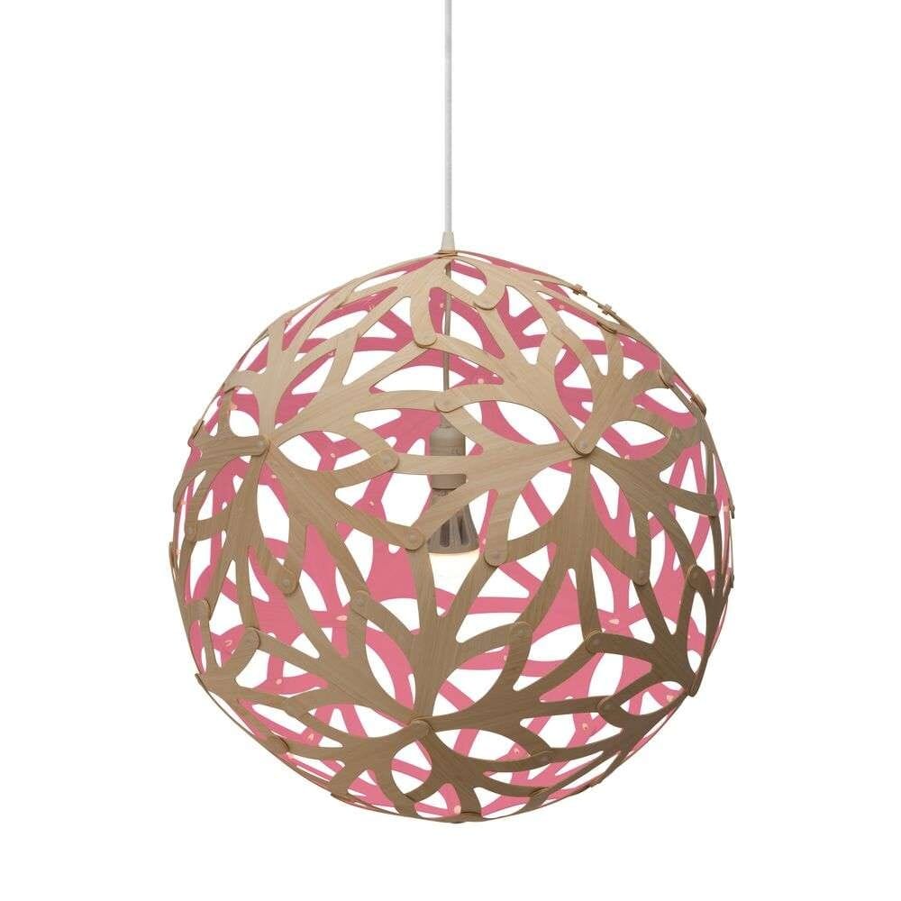 David Trubridge - Floral Pendant Ø60 Pink