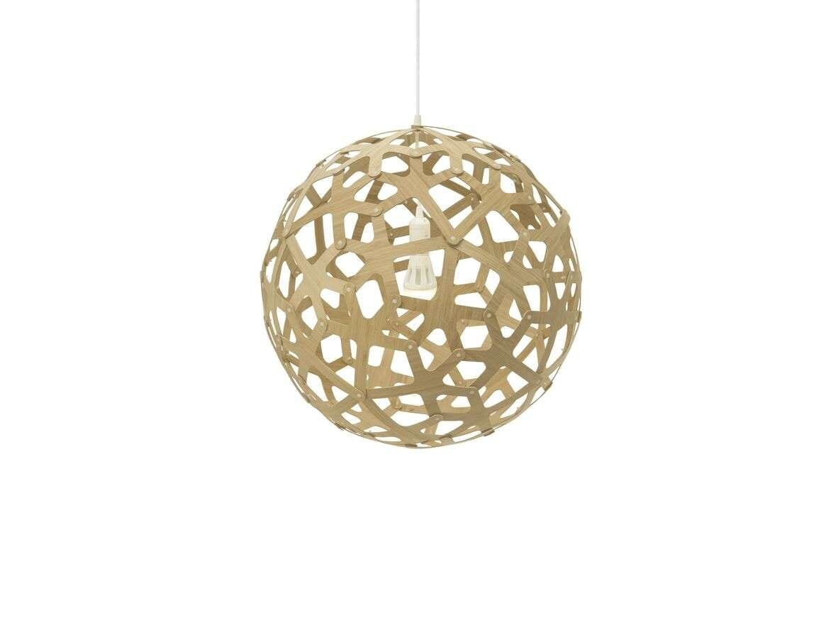David Trubridge - Coral Pendant Ø80 Bamboo