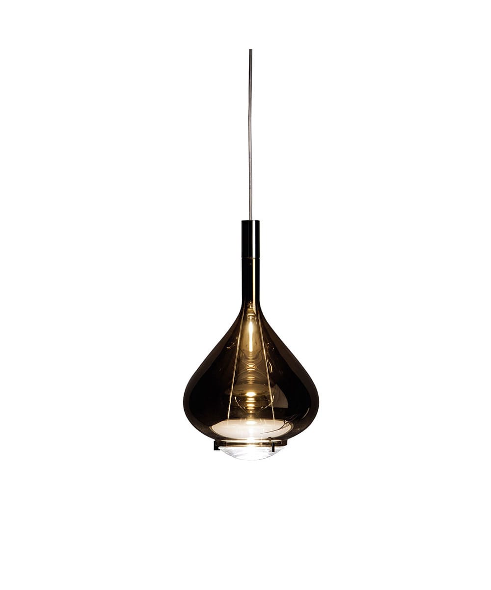 Lodes - Sky-Fall SO1 Pendant Medium Glossy Bronze Glass