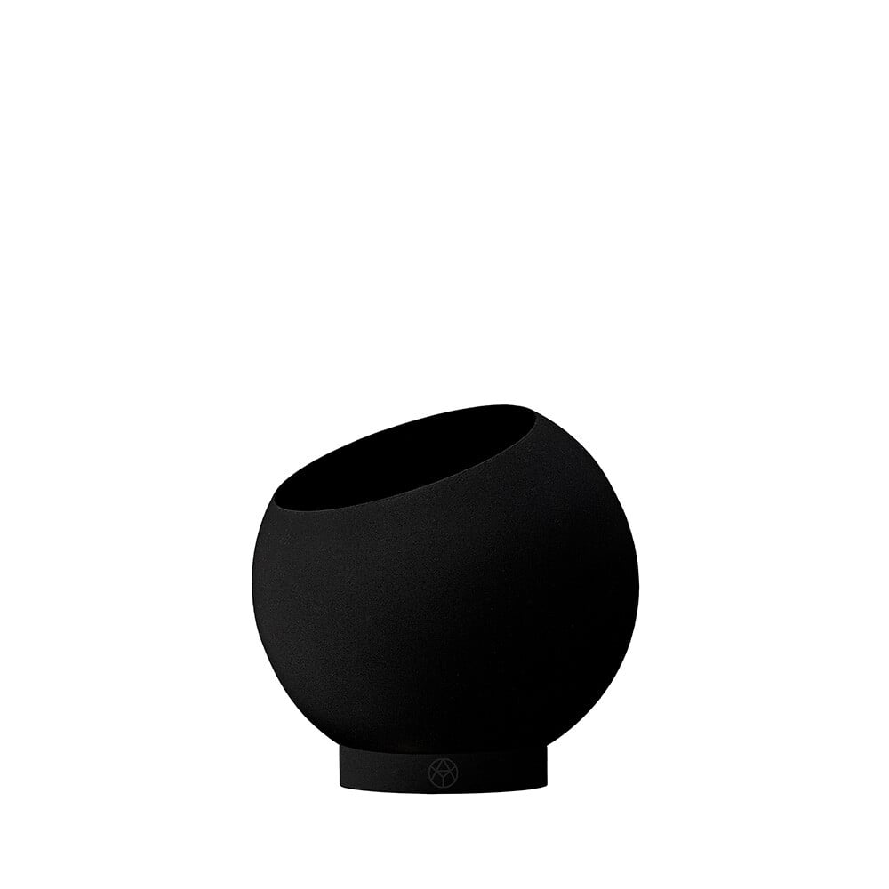 AYTM - Globe Plant Pot Ø17xH15,4 Black