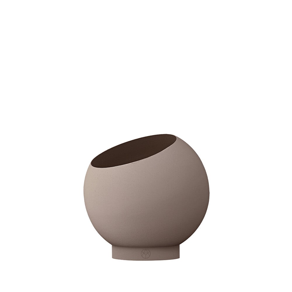 AYTM - Globe Plant Pot Ø17xH15,4 Taupe