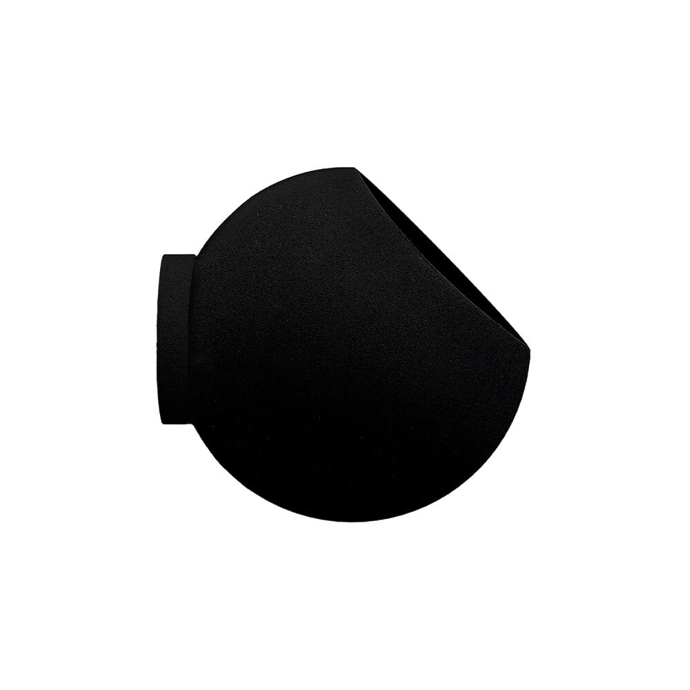 AYTM - Globe Wall Plant Pot Ø21xH18,8 Black