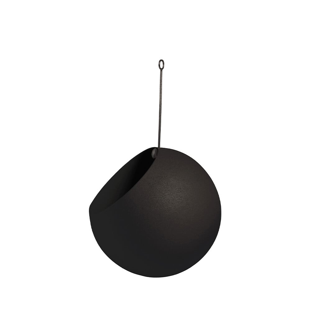 AYTM - Globe Plant Pot Ø17xH28 Black