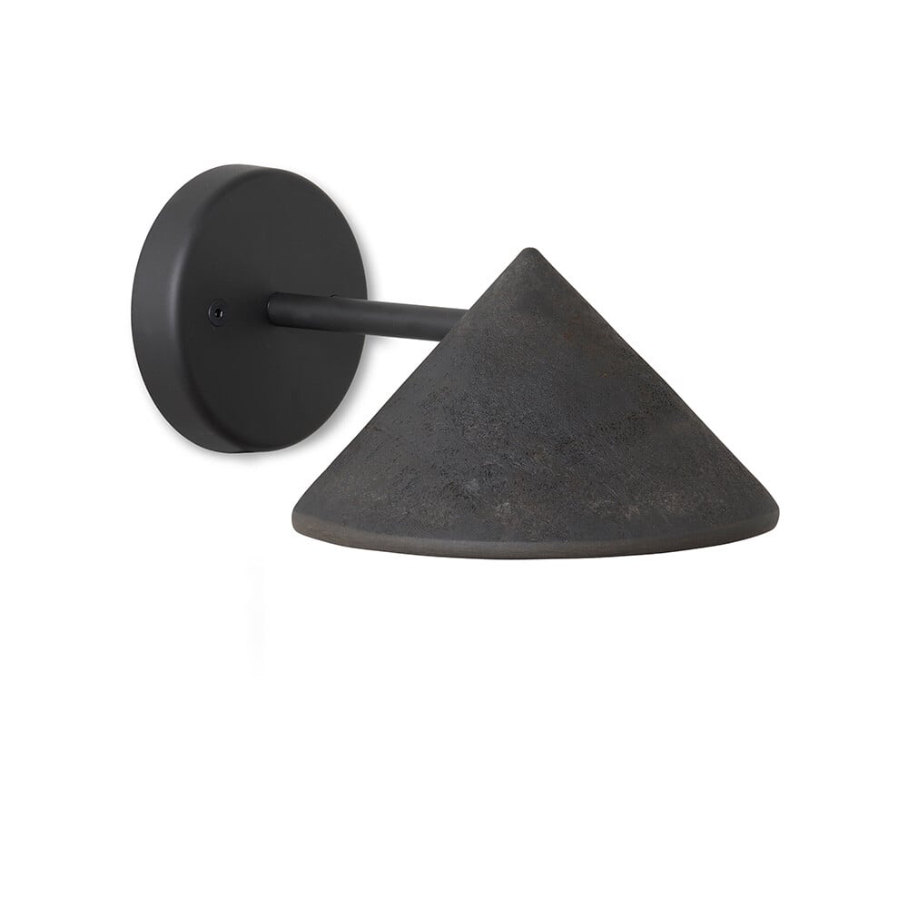 Mater - Terra Wall Lamp HW Coffee Waste Black