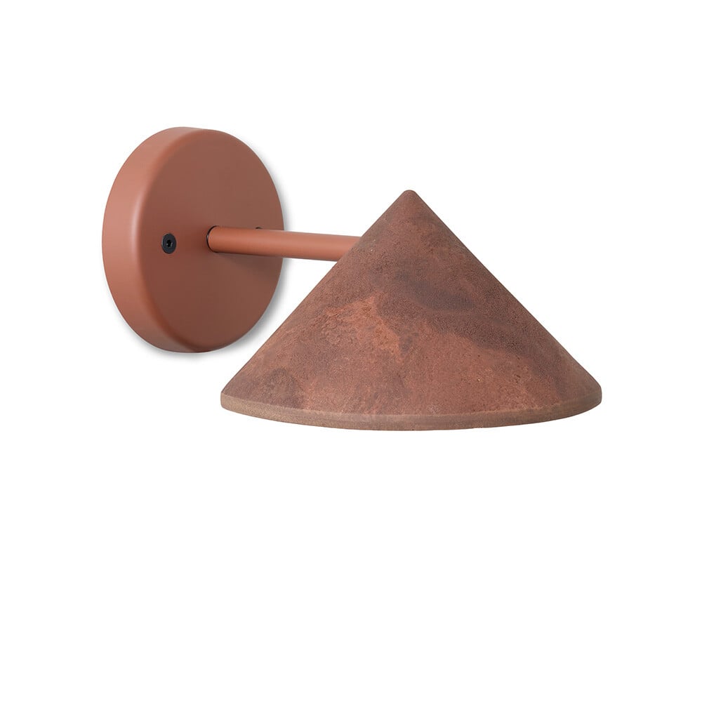 Mater - Terra Wall Lamp HW Coffee Waste Rust Red