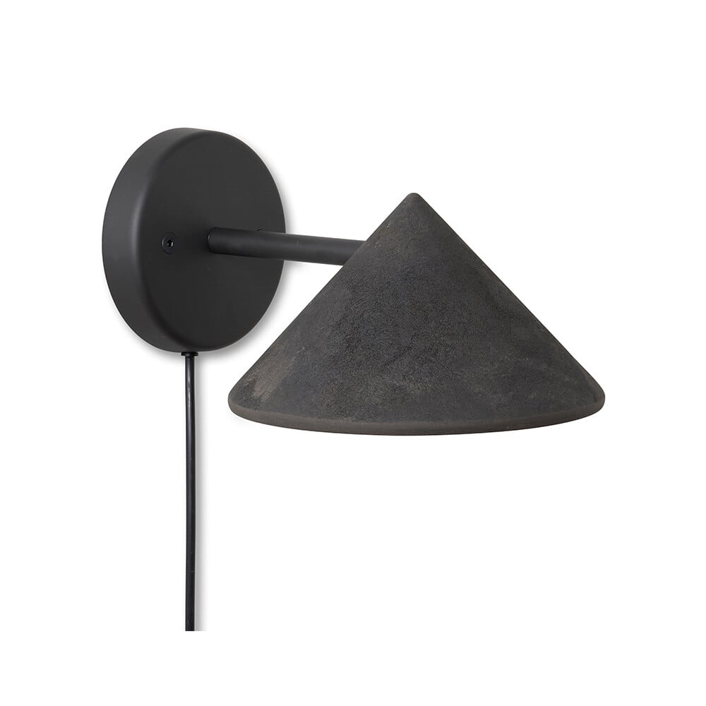 Mater - Terra Wall Lamp Coffee Waste Black
