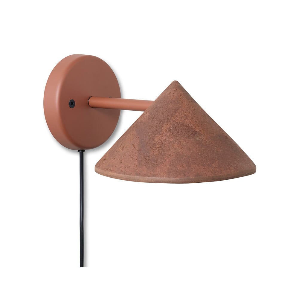 Mater - Terra Wall Lamp Coffee Waste Rust Red