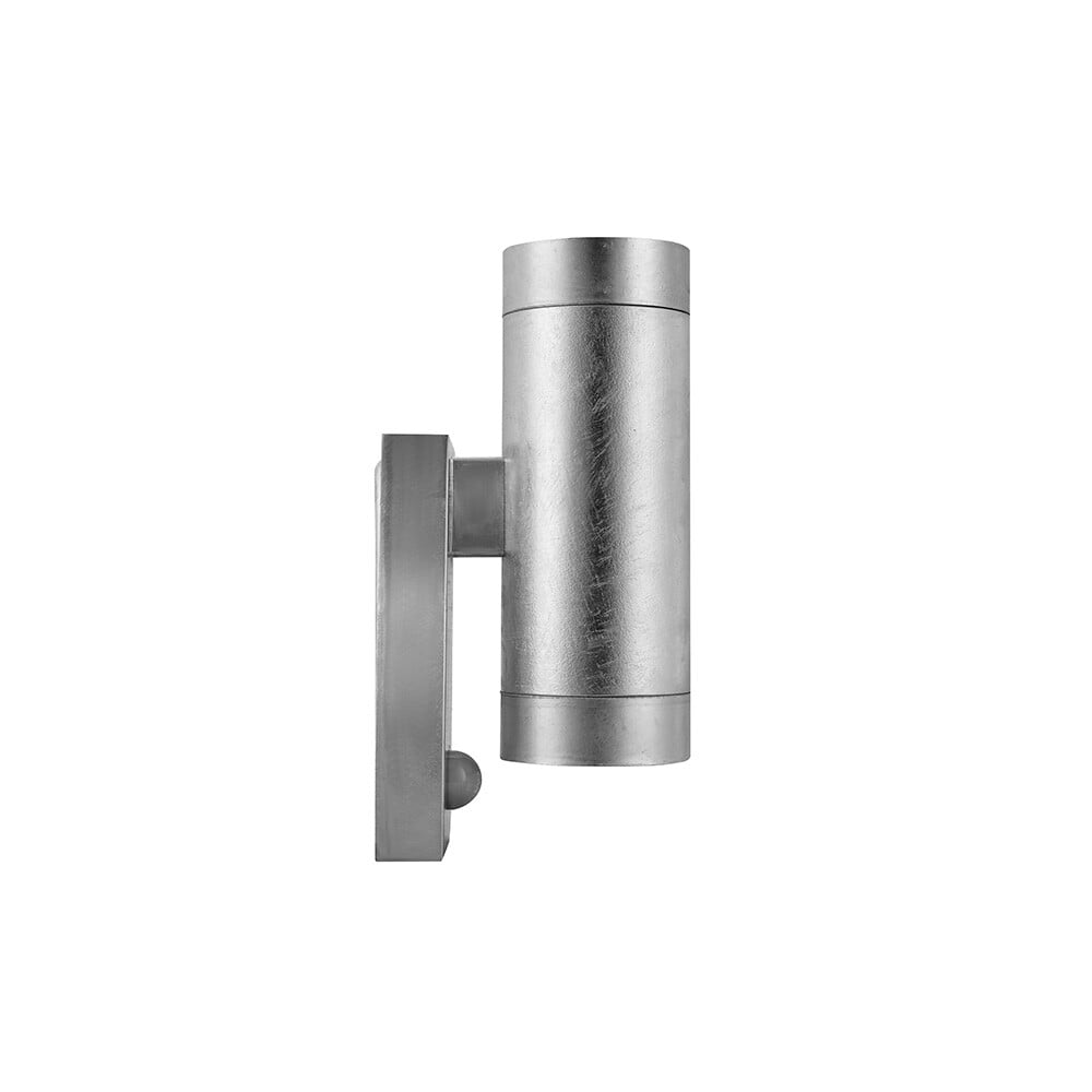 Nordlux - Tin Maxi Double Outdoor Wall Lamp w/Sensor Galvanised Steel