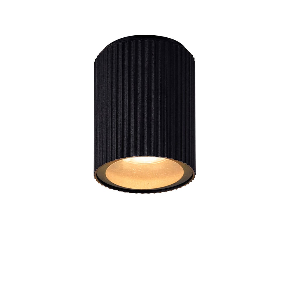Nordlux - Kyklop Ripple Outdoor Ceiling Lamp Black