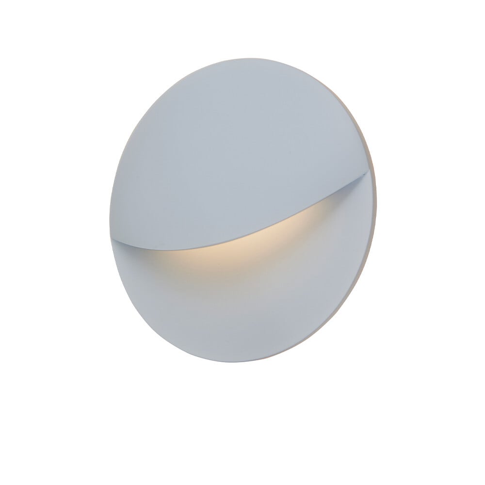 Loom Design - Smiley Wall Lamp IP65 Matt White