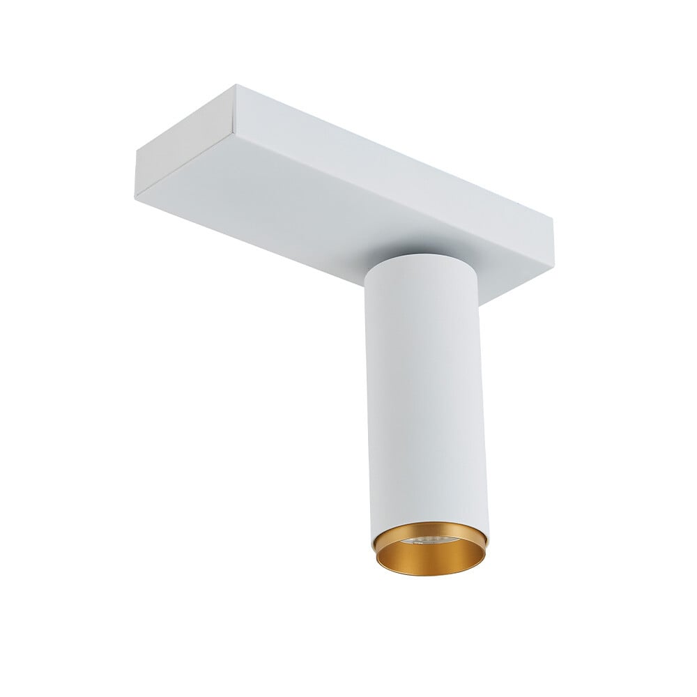 Loom Design - X-Beam Ceiling Lamp Single White/Gold