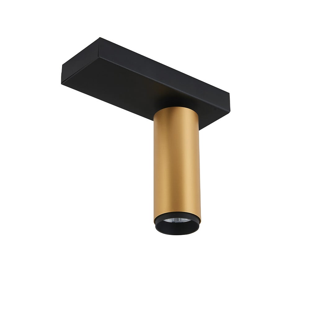 Loom Design - X-Beam Ceiling Lamp Single Gold/Black