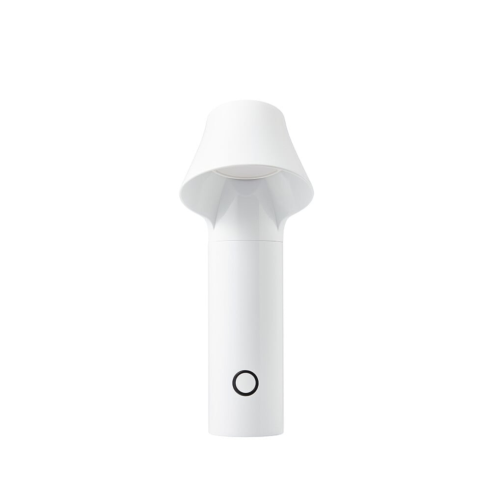 Loom Design - Willow Portable Table Lamp Just White