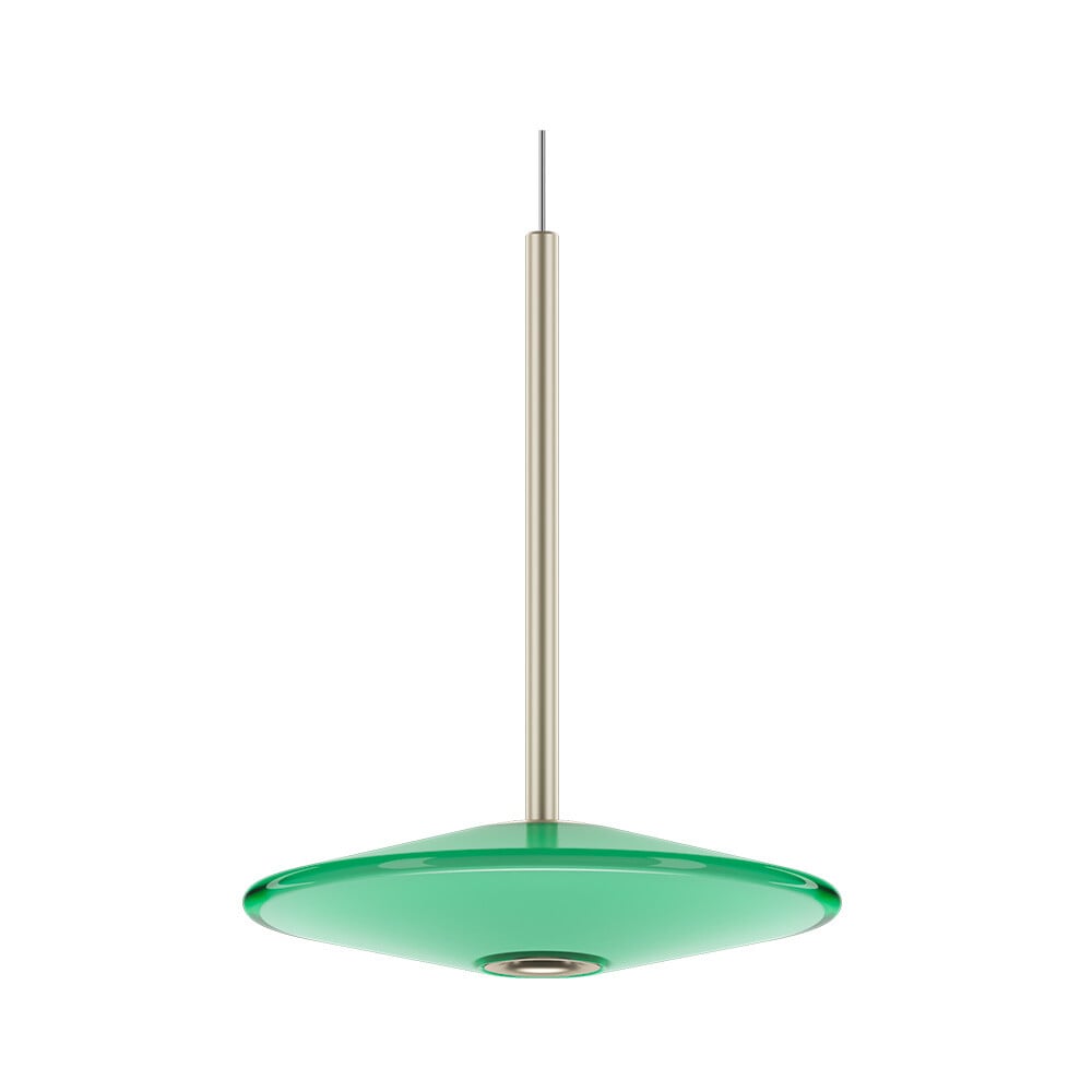 Loom Design - Solene Pendant Green