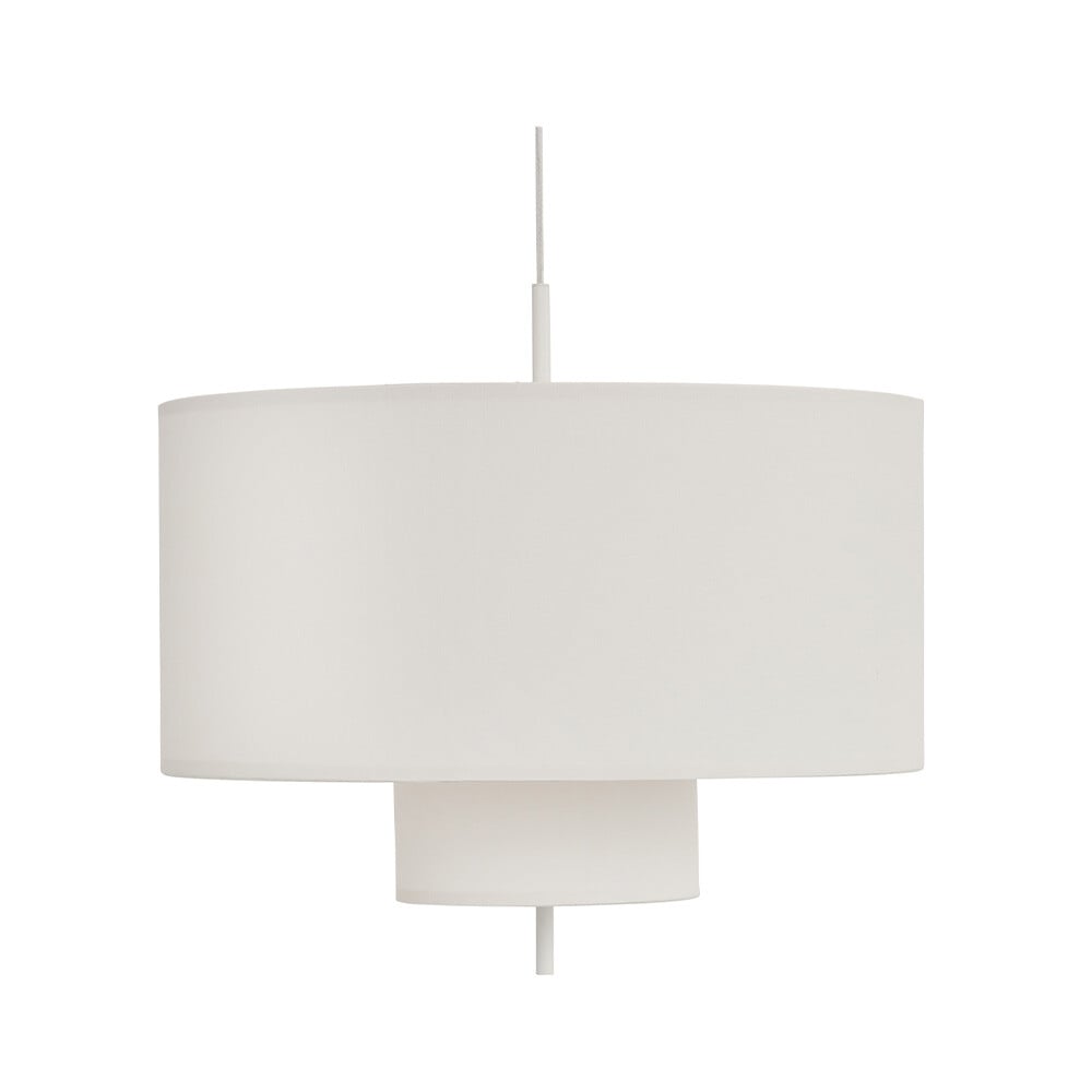 New Works - Margin Pendant Ø70 White Canvas