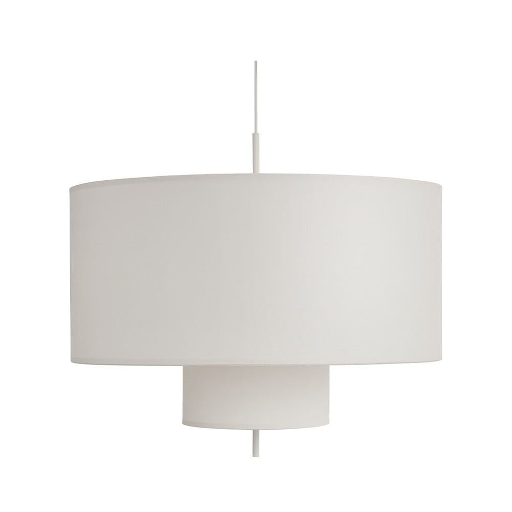 New Works - Margin Pendant Ø90 White Canvas