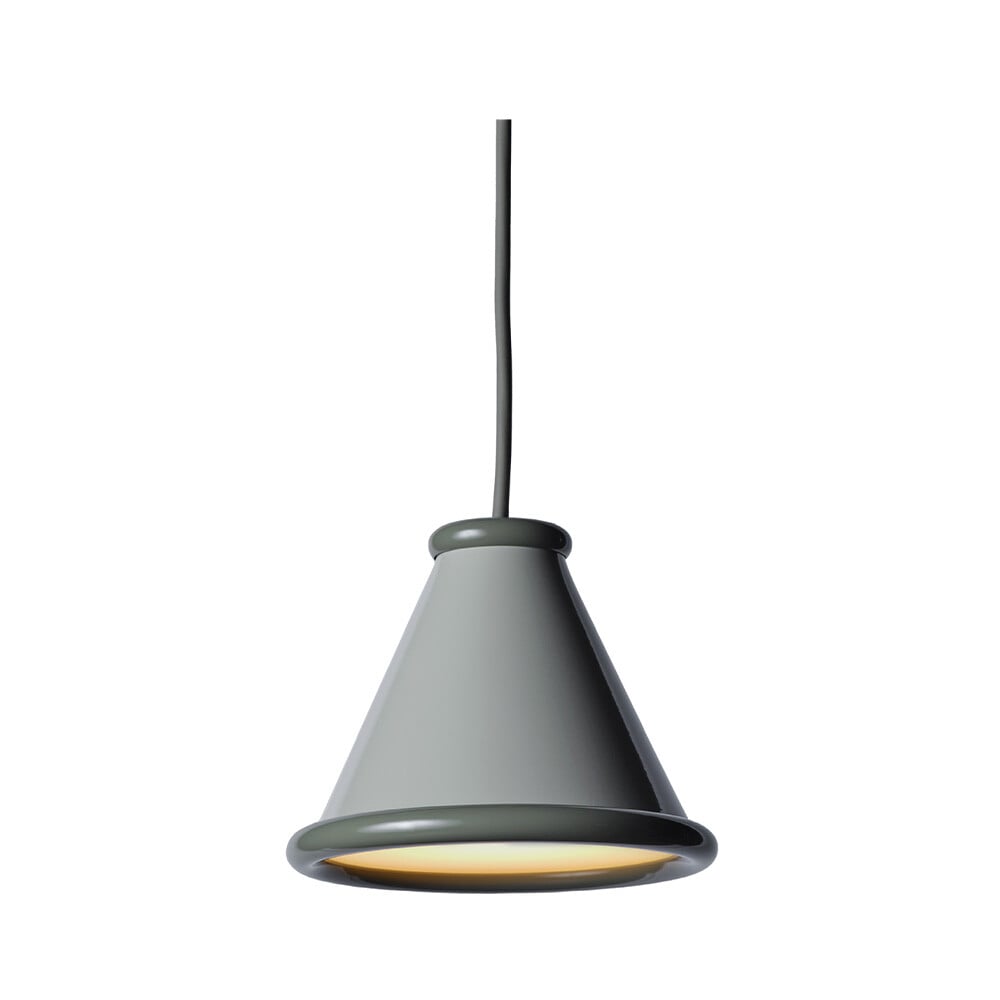 Belid - Belle Pendant Ø15 Pebble Grey/Moss Grey