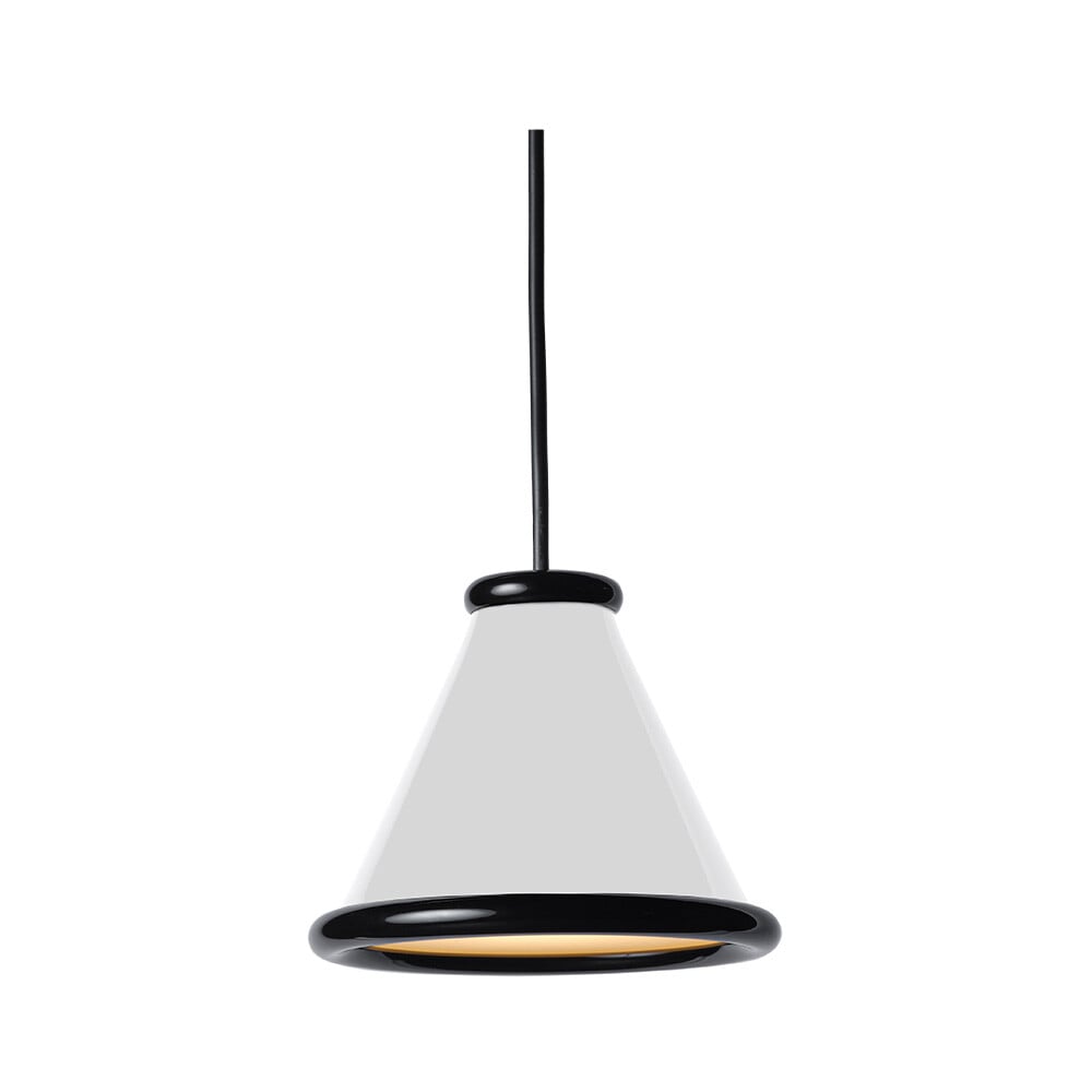 Belid - Belle Pendant Ø15 Glossy White/Glossy Black