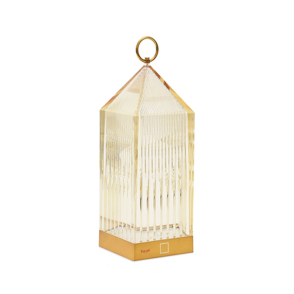 Kartell - Lantern Portable Table Lamp V2 Amber