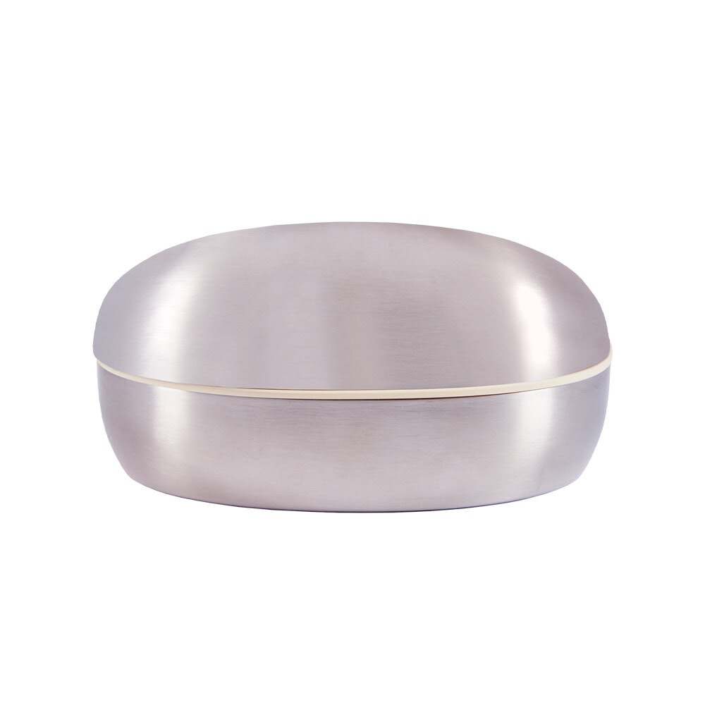 Piet Hein - Superellipse Jewelry Box 10x8 Brushed Steel