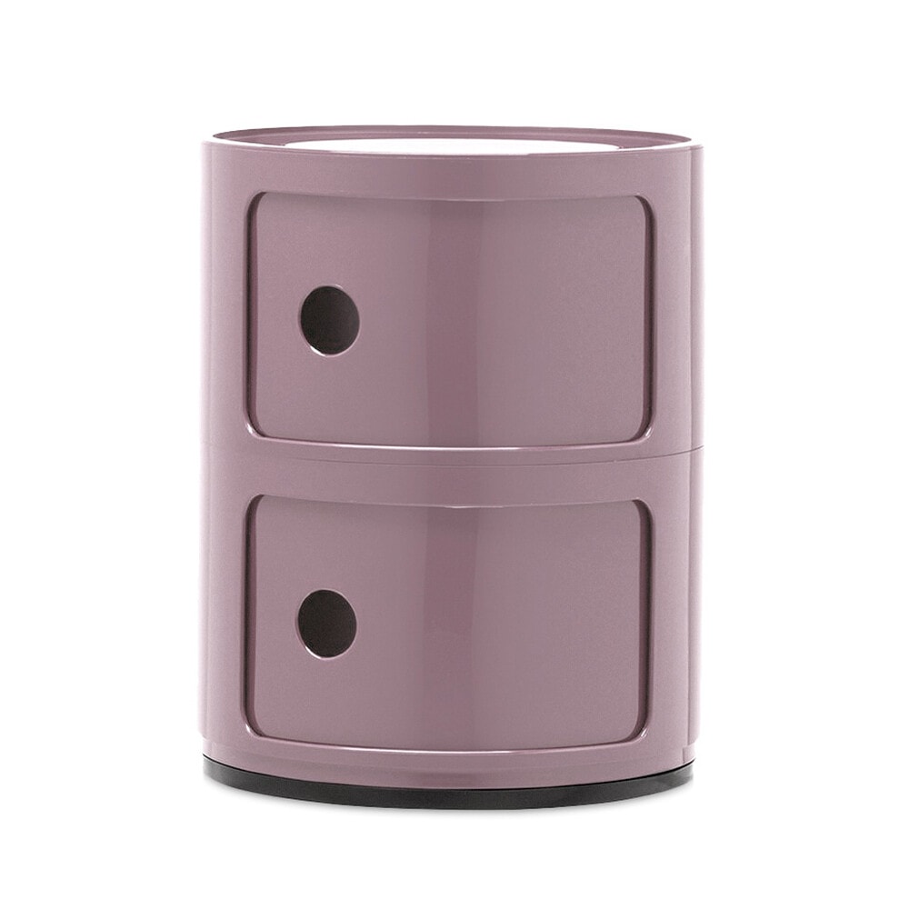 Kartell - Componibili 2 Side Table Mauve