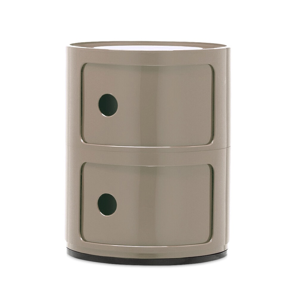 Kartell - Componibili 2 Side Table Dove Gray