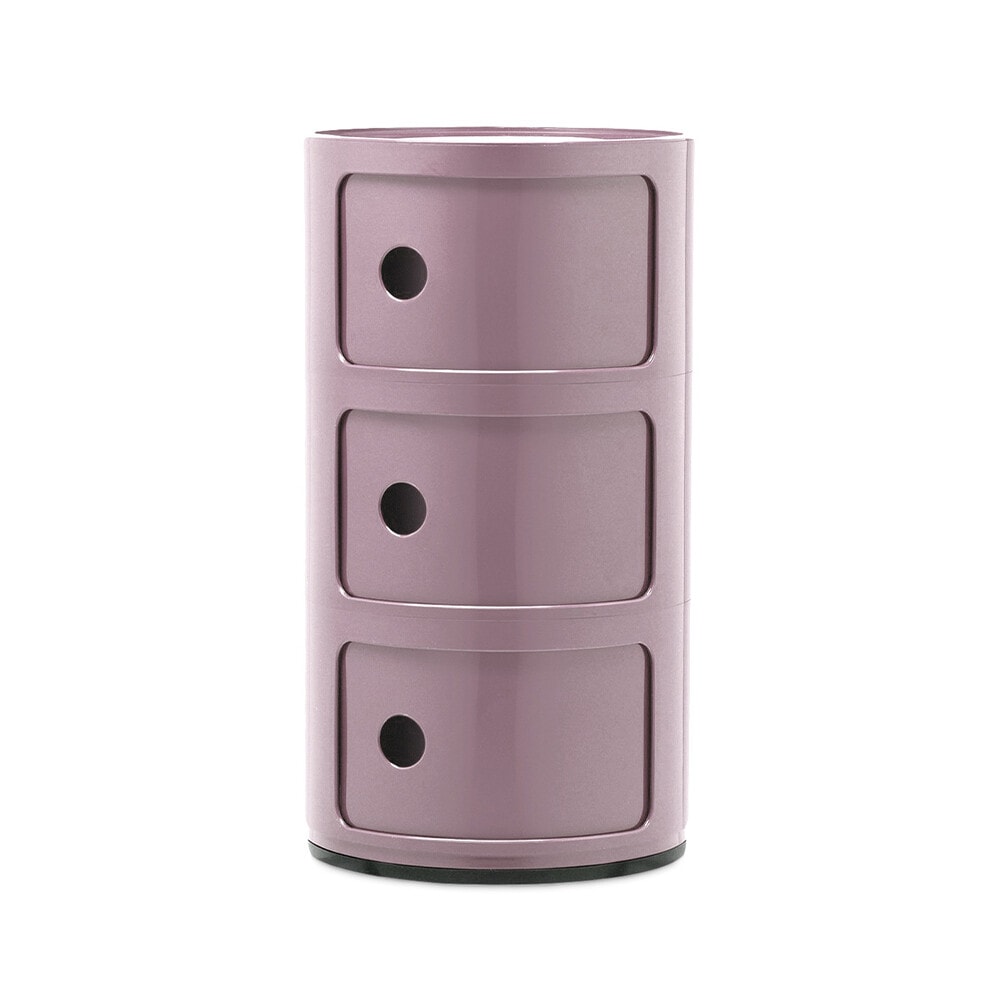 Kartell - Componibili 3 Side Table Mauve