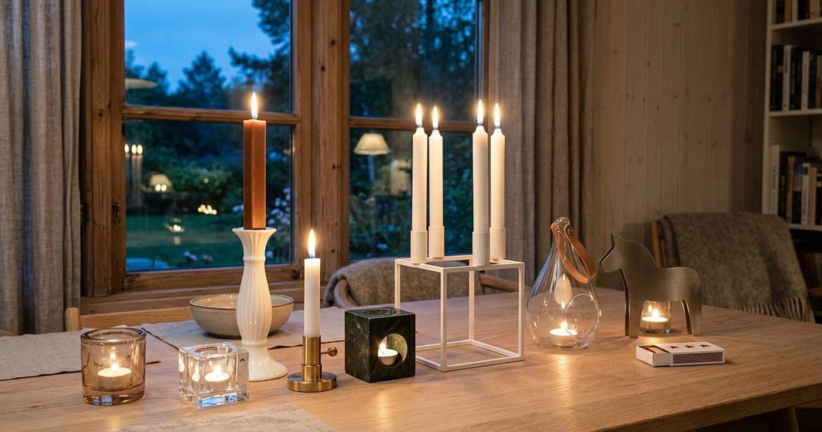 Candlelight Season: 10 Nordic Pieces for Dark Evenings