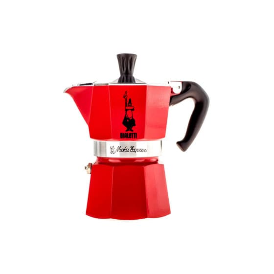 Moka pot Bialetti Moka Express Red 3 cups