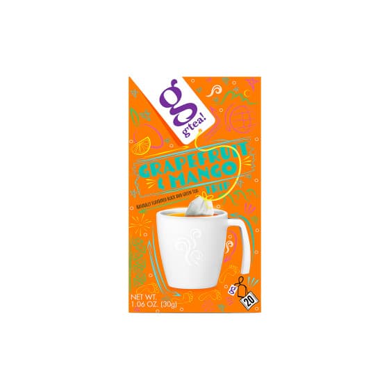Black & green tea g’tea! Grapefruit & Mango Trip, 20 pcs.