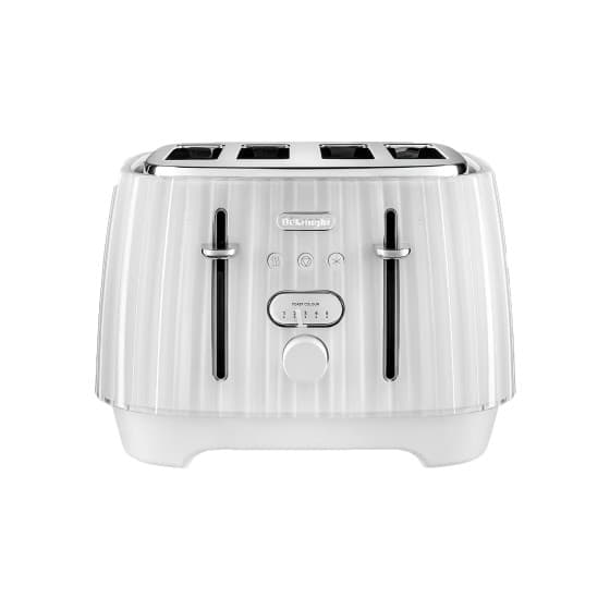DeLonghi Ballerina CTD4003.W 4 Slice Toaster - White