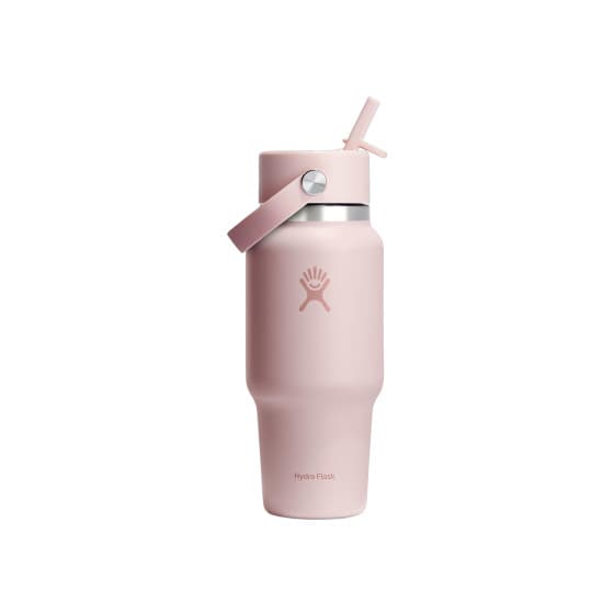 Hydro Flask Wide Mouth Flex Straw Cap Trillium Travel Bottle, 710 ml