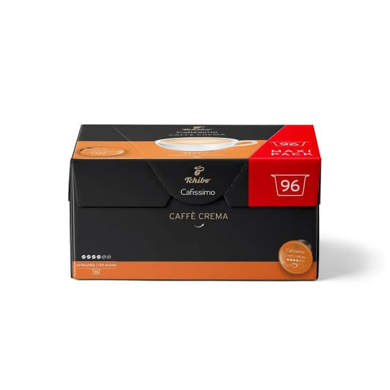 Coffee capsules for Tchibo Cafissimo systems Tchibo Cafissimo Caffè Crema Rich Aroma,96 pcs.