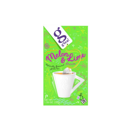 Green tea g’tea! Melon & Lime Dream, 20 pcs.