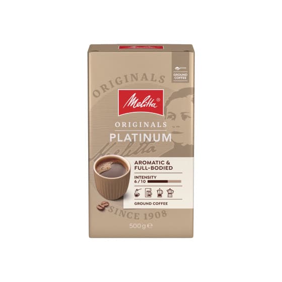 Ground coffee Melitta Originals Platinum, 500 g