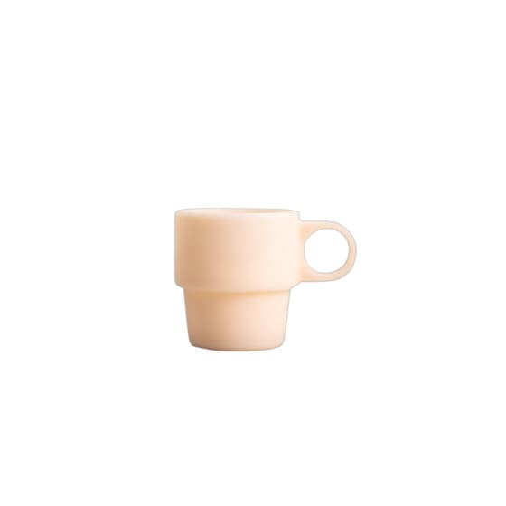 Homla PALLORA Beige Glass with a Handle, 250 ml
