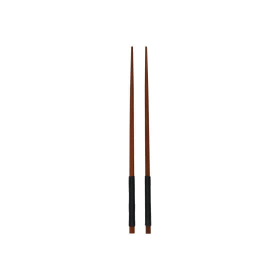 Asa Selection Black Nylon Set of 2 Pairs of Chopsticks