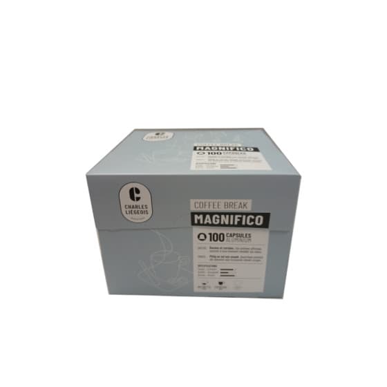 Coffee capsules compatible with Nespresso® Charles Liégeois Magnifico, 100 pcs.