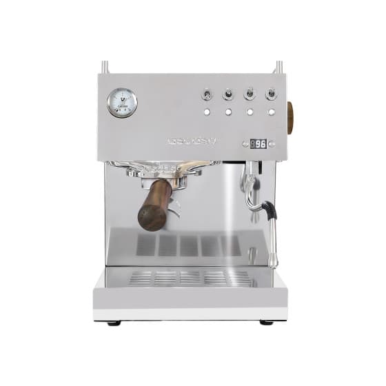 Ascaso Steel Uno PID Espresso Coffee Machine, Pro for Home - Inox&Wood