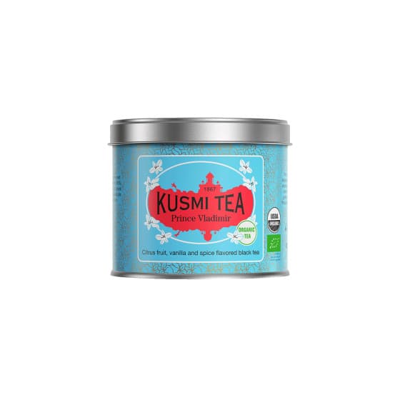 Organic black tea Kusmi Tea Prince Volodymyr, 100 g (in a metal tin)